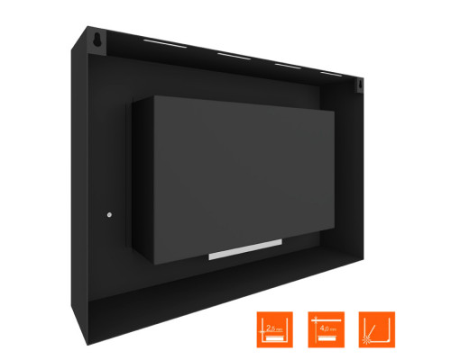 Биокамин SteelHeat WALL GRAND 900 LITE черный Биокамин SteelHeat WALL GRAND 900 LITE черный