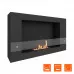 Биокамин SteelHeat WALL LONG 900 LITE черный