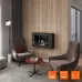 Биокамин SteelHeat WALL LONG 900 LITE черный