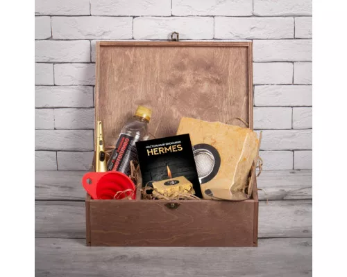 Подарочный набор SteelHeat PREMIUM BOX HERMES + деревянная коробка + стартовый комплект Подарочный набор SteelHeat PREMIUM BOX HERMES + деревянная коробка + стартовый комплект