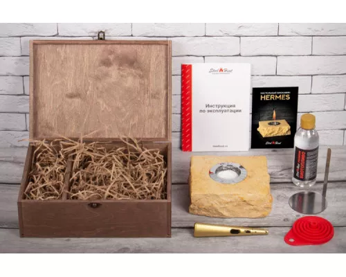 Подарочный набор SteelHeat PREMIUM BOX HERMES + деревянная коробка + стартовый комплект Подарочный набор SteelHeat PREMIUM BOX HERMES + деревянная коробка + стартовый комплект