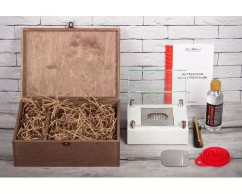 Подарочный набор SteelHeat PREMIUM BOX ALBA Белый + деревянная коробка + стартовый комплект Подарочный набор SteelHeat PREMIUM BOX ALBA Белый + деревянная коробка + стартовый комплект