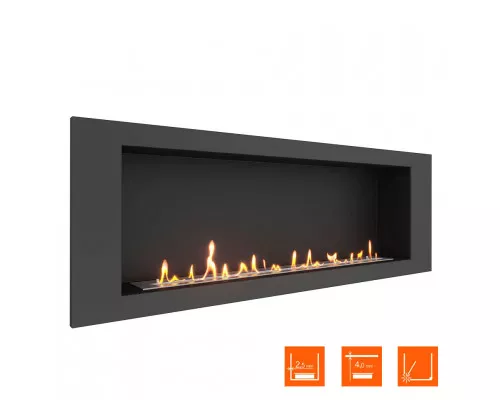 Биокамин встраиваемый SteelHeat LONG 1500 XL Биокамин встраиваемый SteelHeat LONG 1500 XL