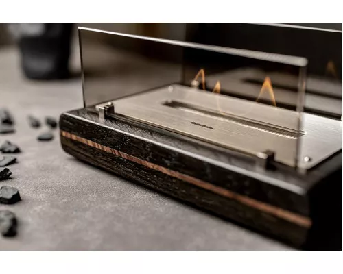 Настольный Биокамин Catterheim LIMITED Blackstrobe Walnut Настольный Биокамин Catterheim LIMITED Blackstrobe Walnut