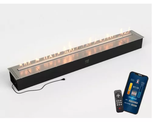 Автоматический биокамин Lux Fire Smart Flame 2000 RC INOX Автоматический биокамин Lux Fire Smart Flame 2000 RC INOX